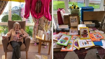 Kenton community come together to help care home Resident celebrate 100th birthday